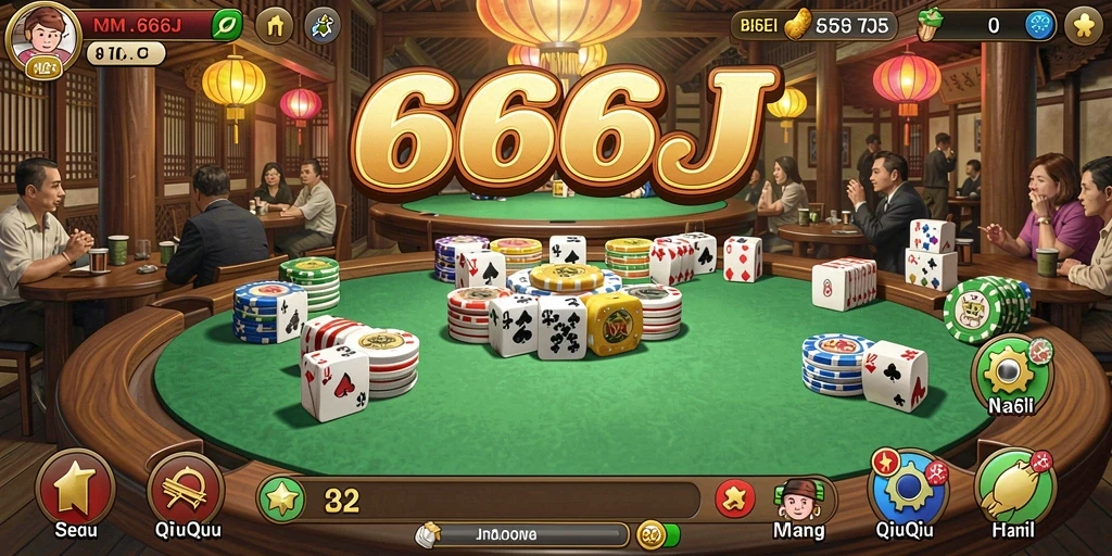 Tampilan gameplay QiuQiu yang seru dan menegangkan.