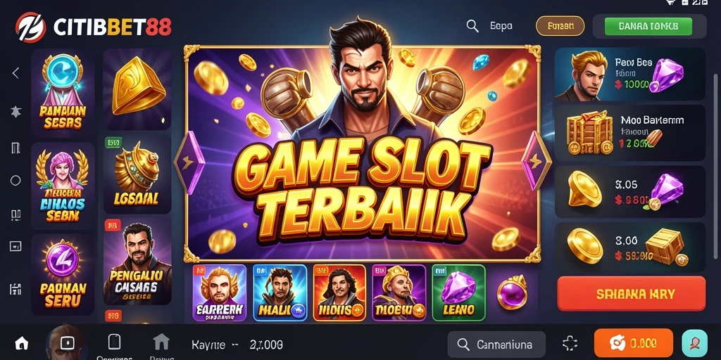 Tampilan gameplay Slot yang menarik di CITIBET88.