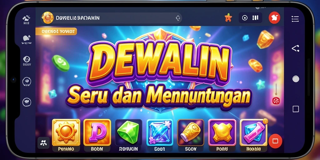 Gameplay seru DEWALIN dengan tampilan menarik dan fitur bonus.