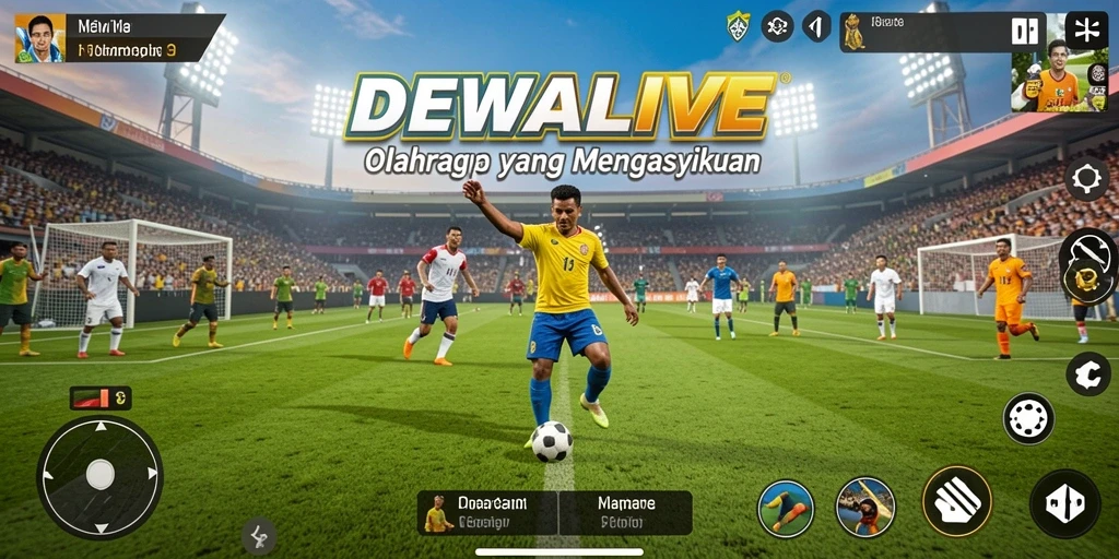 Gameplay DEWALIVE yang seru dan menantang dalam dunia olahraga.