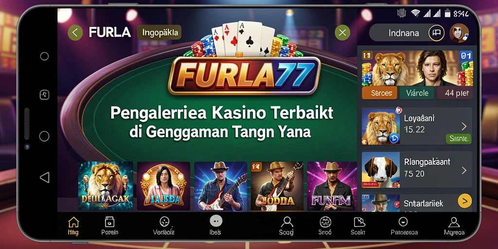 Tampilan menarik dari gameplay Kasino FURLA77 yang menghibur.