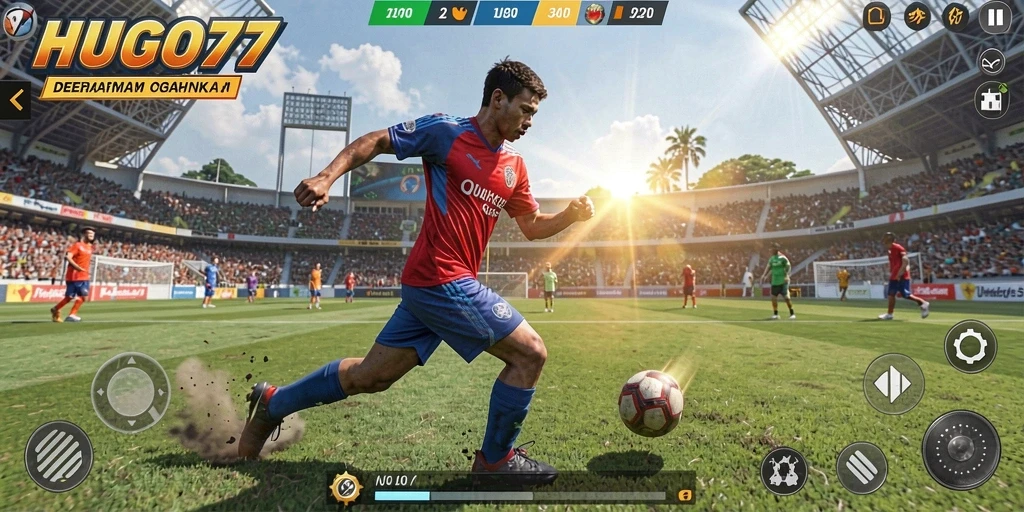 Tampilan menarik dari gameplay HUGO77 yang menantang.