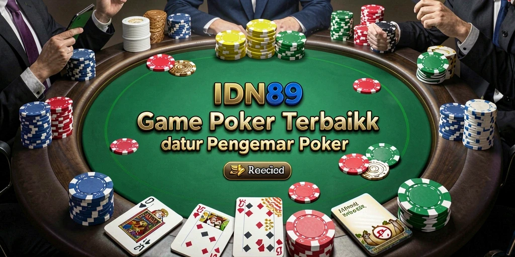 Tampilan screenshot utama IDN89 yang seru dan menegangkan dalam permainan Poker.