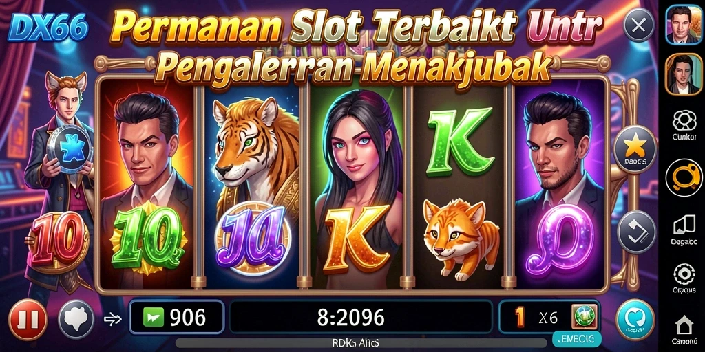 Gameplay slot yang menarik dan penuh warna di IDX66.