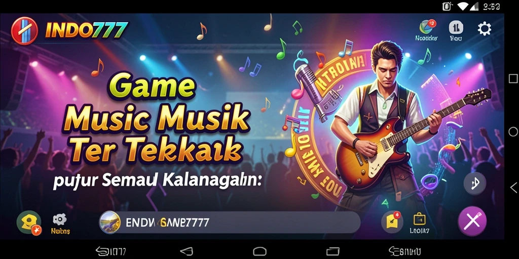 Tampilan gameplay INDO777 yang seru dengan lagu-lagu favorit.