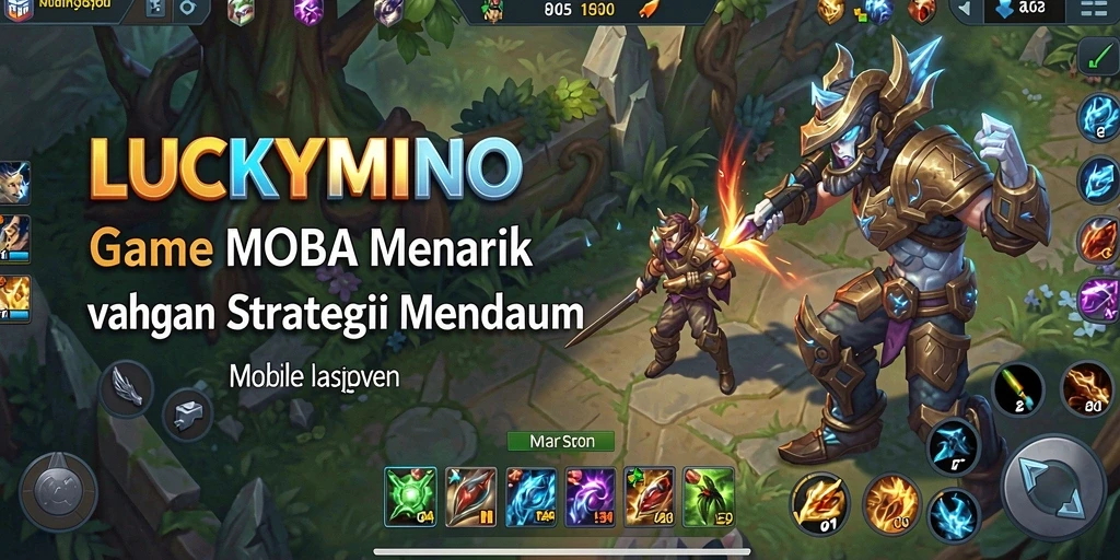 Screenshot gameplay LUCKYMINO yang menampilkan pertarungan tim yang intens.