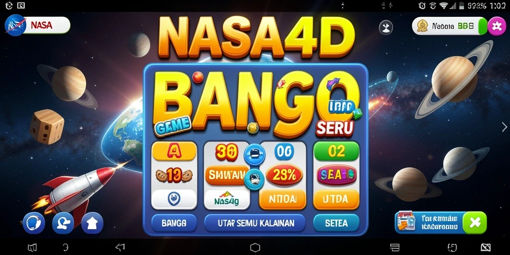 Tampilan gameplay seru di NASA4D dengan suasana Bingo yang mendebarkan.