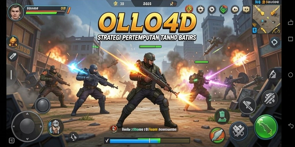 Tampilan gameplay mendebarkan dari OLLO4D yang penuh strategi.