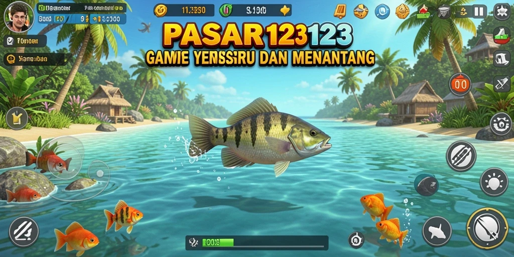 Gameplay PASAR123 menampilkan pengalaman memancing yang realistik dan mengasyikkan.