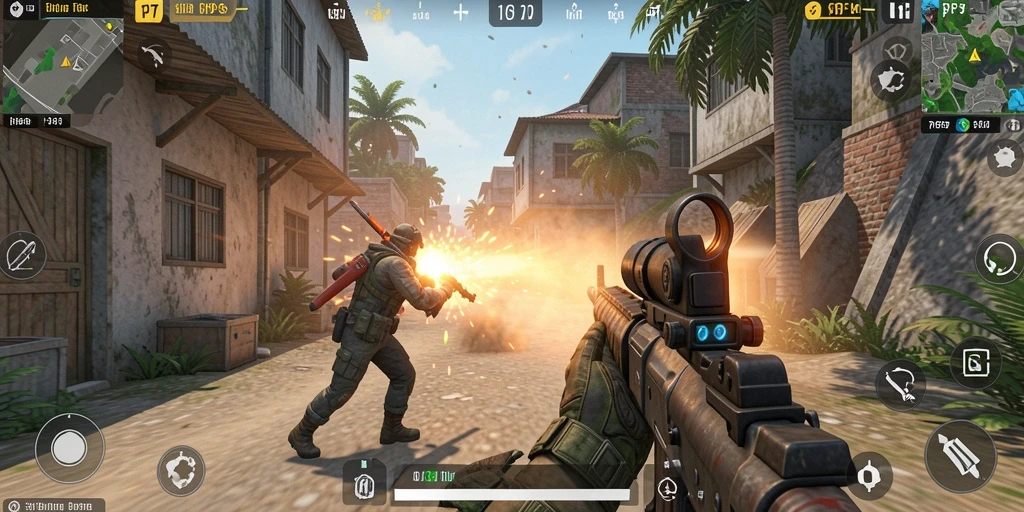 Tampilan seru dari gameplay PP7 yang menegangkan.