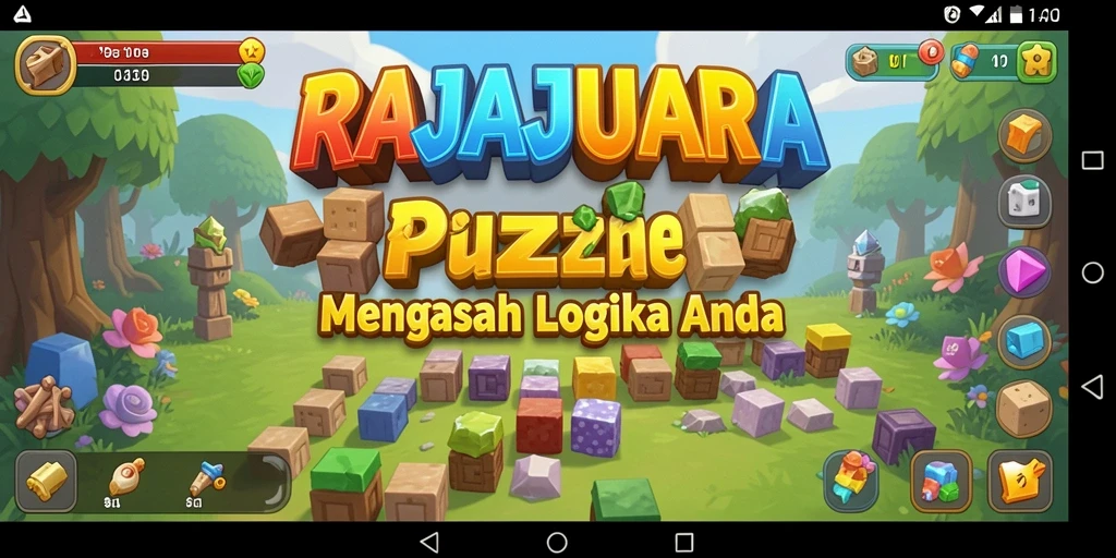 Gameplay seru dari RAJAJUARA yang penuh tantangan puzzle.