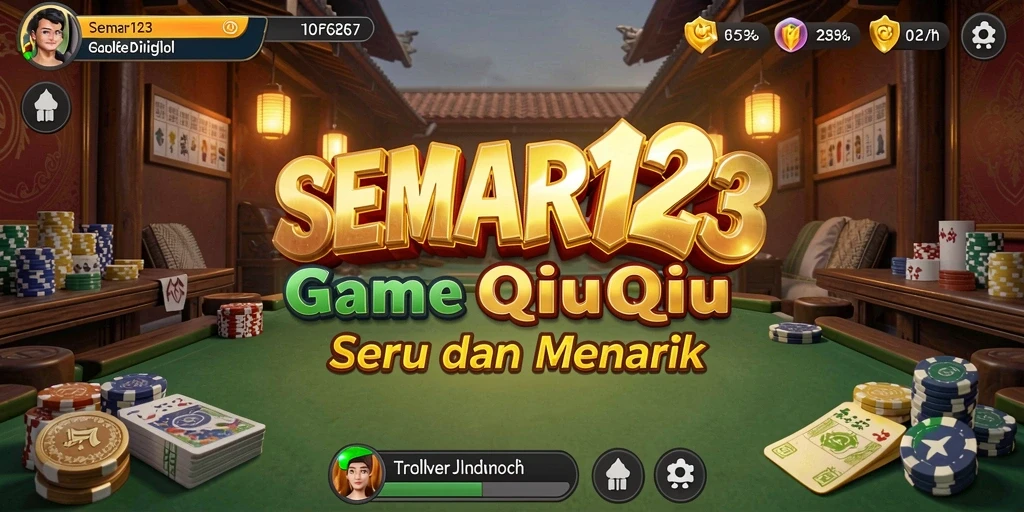 Tampilan gameplay seru di SEMAR123, menunjukkan aksi QiuQiu.