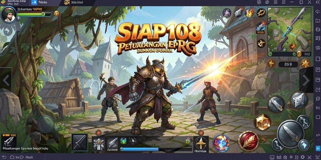 Tampilan menarik dari gameplay epik SIAP108.