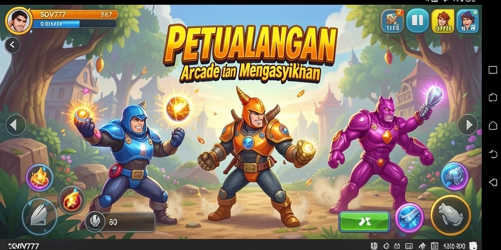 Tampilan gameplay SOV777 yang penuh aksi dan tantangan seru.