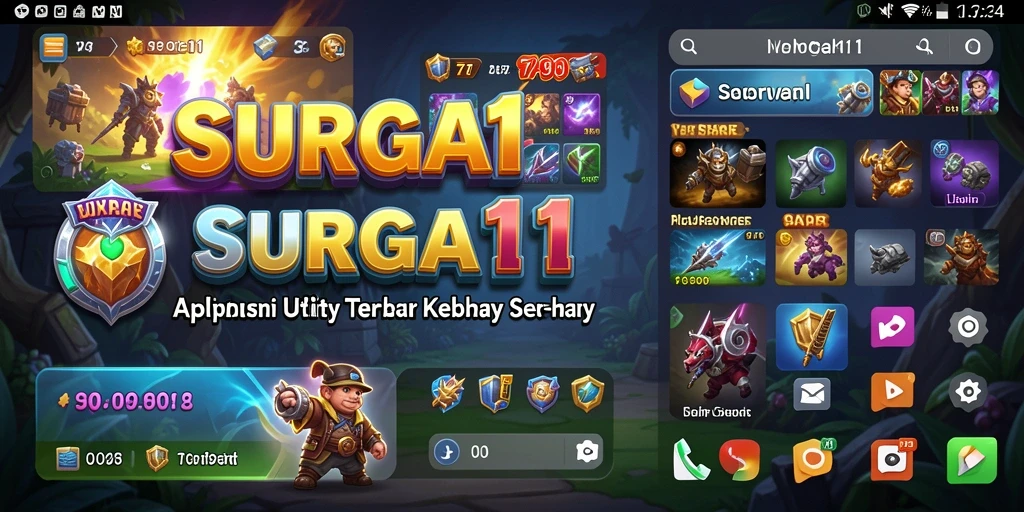 Tampilan antarmuka SURGA11 yang sederhana dan fungsional.